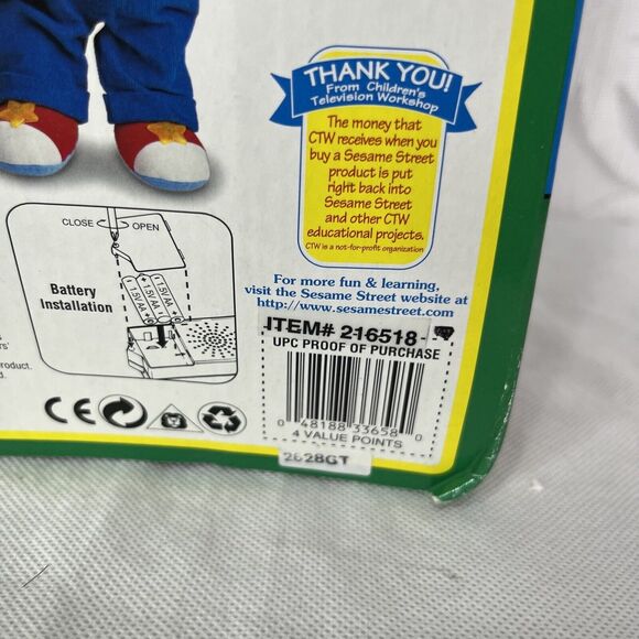 Tyco Magic Lights Elmo Musical Plush Sesame Street Lights 1997 Tested Works - Picture 6 of 12